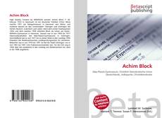 Copertina di Achim Block