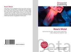 Copertina di Rose's Metal