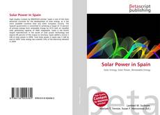 Copertina di Solar Power in Spain