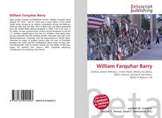 Buchcover von William Farquhar Barry