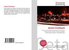 Portada del libro de Achim Eschbach