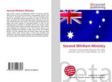 Bookcover of Second Whitlam Ministry
