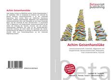 Capa do livro de Achim Geisenhanslüke 