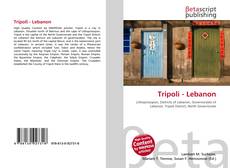Couverture de Tripoli - Lebanon