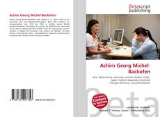 Обложка Achim Georg Michel-Backofen