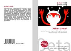 Capa do livro de Achim Greser 