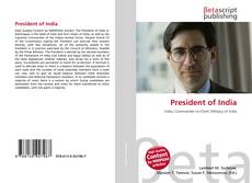 Bookcover of President of India