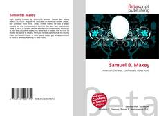 Copertina di Samuel B. Maxey