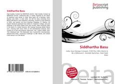Обложка Siddhartha Basu