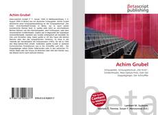 Portada del libro de Achim Grubel