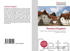 Bookcover of Thonburi Kingdom