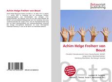 Buchcover von Achim Helge Freiherr von Beust