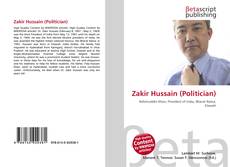 Buchcover von Zakir Hussain (Politician)