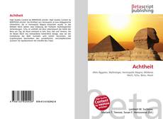 Capa do livro de Achtheit 