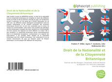 Bookcover of Droit de la Nationalité et de la Citoyenneté Britannique