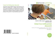 Borítókép a  César Cui (Lithuanian  descent) - hoz