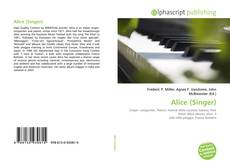 Borítókép a  Alice (Singer) - hoz