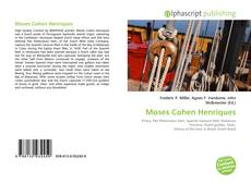 Bookcover of Moses Cohen Henriques