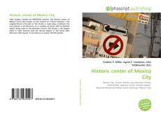 Portada del libro de Historic center of Mexico City