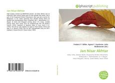 Bookcover of Jan Nisar Akhtar