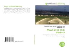 Обложка March 2010 Chile Blackout