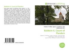Обложка Baldwin II, Count of Flanders