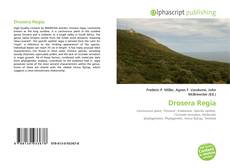 Couverture de Drosera Regia