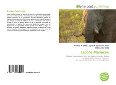 Capa do livro de Espèce Menacée 