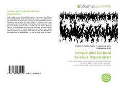 Bookcover of Leisure and Cultural Services Department