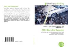 Обложка 2003 Bam Earthquake