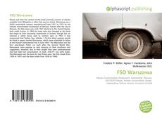 Bookcover of FSO Warszawa
