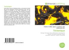 Bookcover of Tectonique