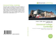 Emmanuel College, Cambridge kitap kapağı
