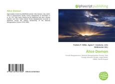 Buchcover von Alice Domon