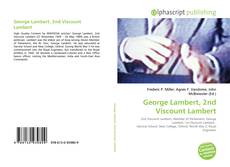 Buchcover von George Lambert, 2nd Viscount Lambert