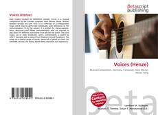 Bookcover of Voices (Henze)