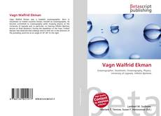 Couverture de Vagn Walfrid Ekman