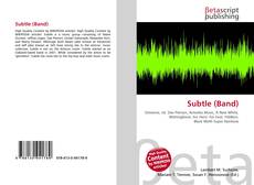 Portada del libro de Subtle (Band)