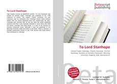 Buchcover von To Lord Stanhope