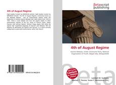 Portada del libro de 4th of August Regime