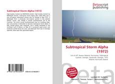 Обложка Subtropical Storm Alpha (1972)