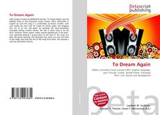 Copertina di To Dream Again