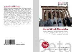 Buchcover von List of Greek Monarchs