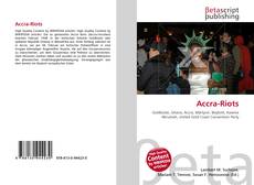 Capa do livro de Accra-Riots 