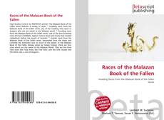 Capa do livro de Races of the Malazan Book of the Fallen 