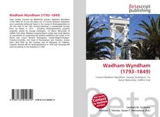 Buchcover von Wadham Wyndham (1793–1849)