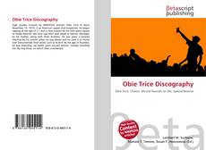 Capa do livro de Obie Trice Discography 