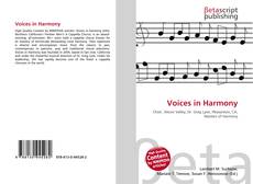 Capa do livro de Voices in Harmony 