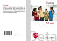 Capa do livro de Ach-Laut 