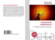 Capa do livro de Achaearanea tepidariorium 